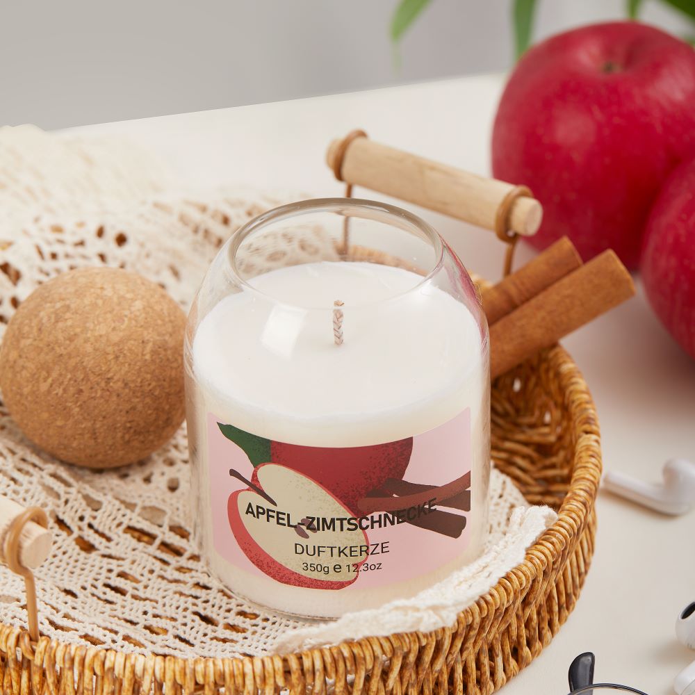 Duftkerze | Apfel-Zimtschnecke