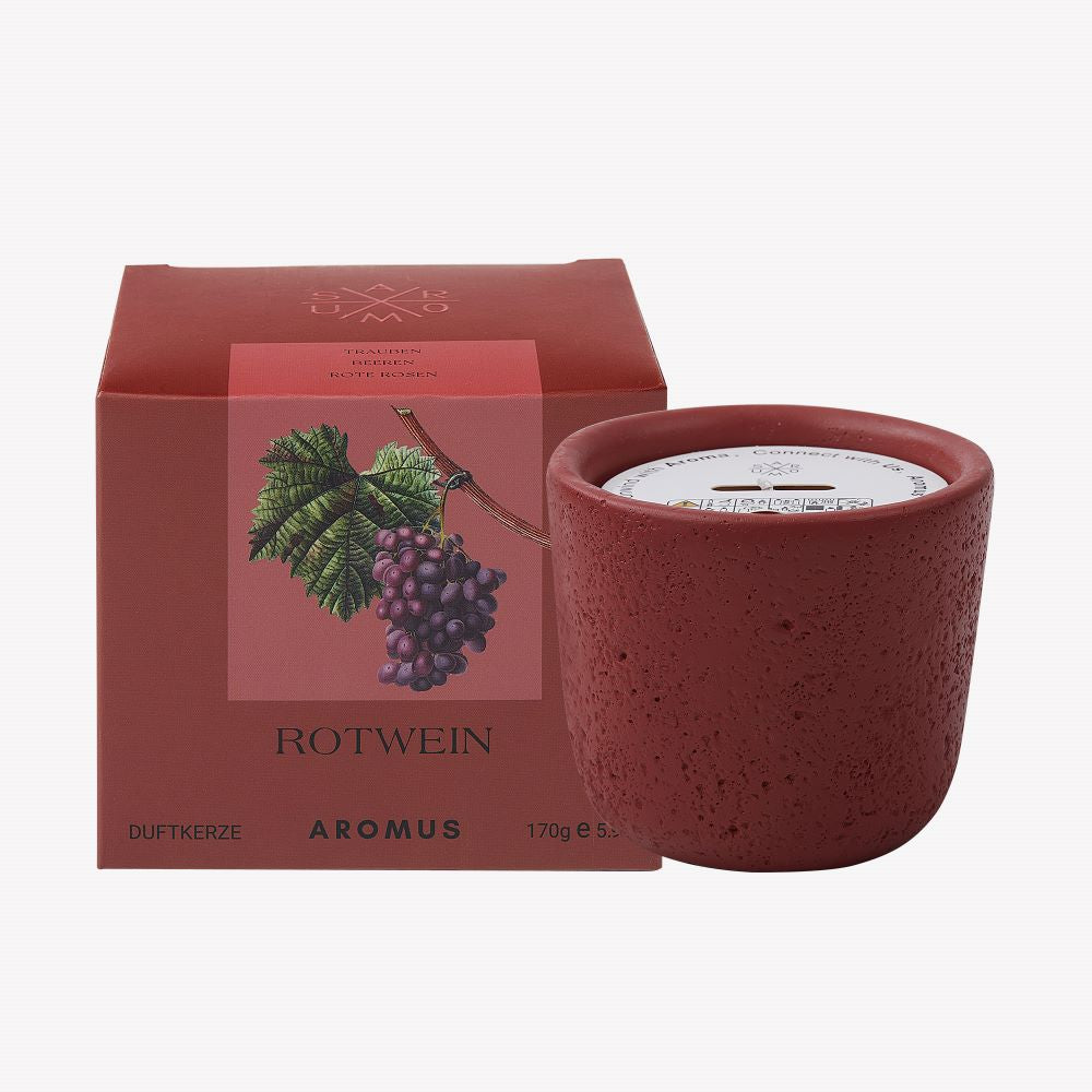 Betonkerze Rotwein